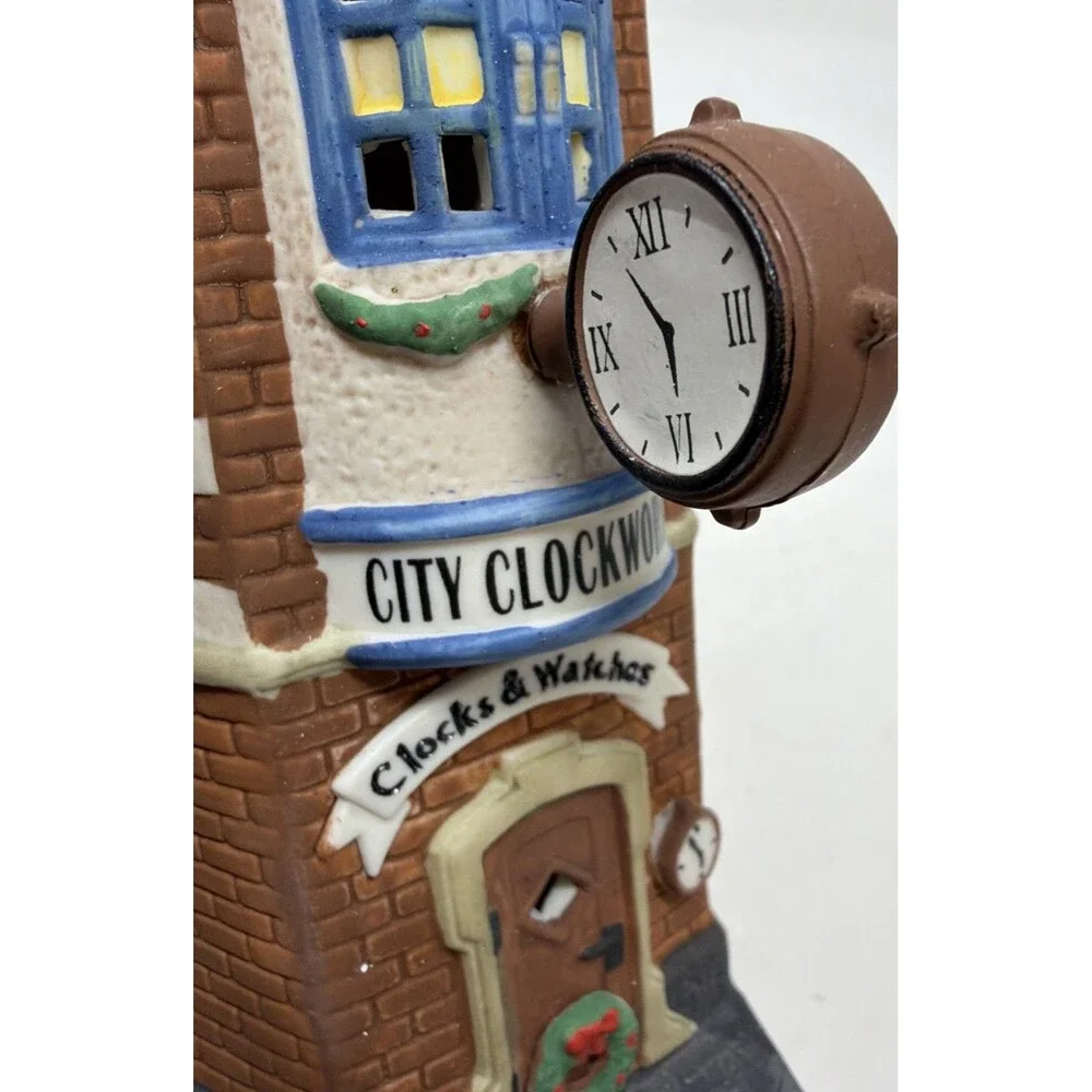 Department 56 Christmas in the City Series City Clockworks Heritage Village 1992